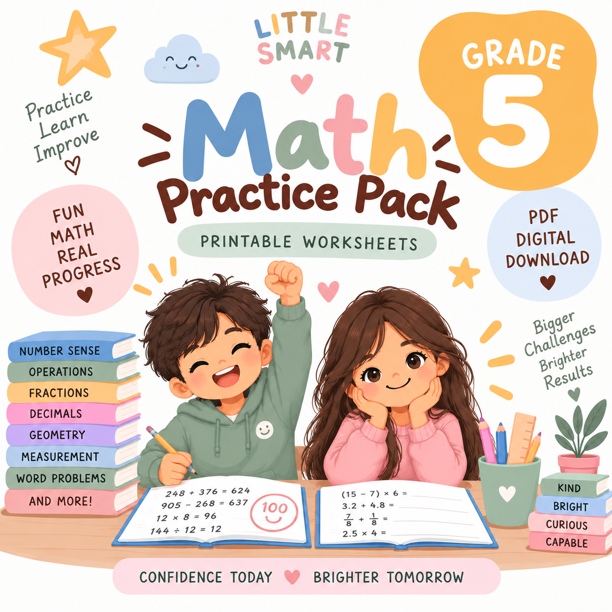 Grade 5 Math Practice Pack