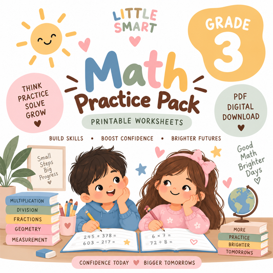 Grade 3 Math Practice Pack